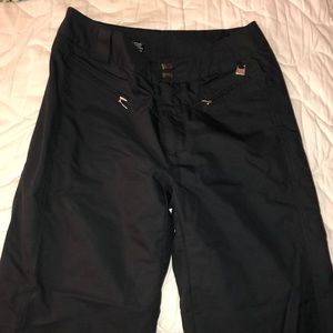 Black ski pants